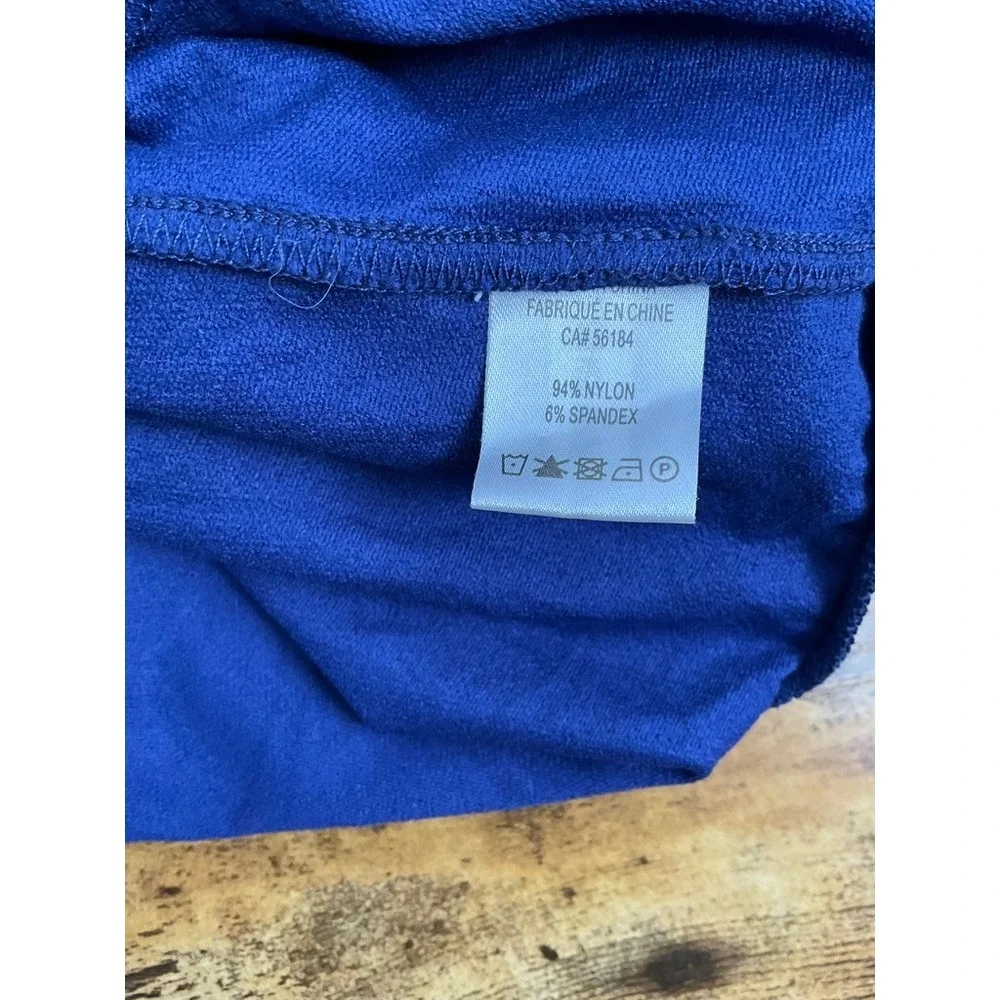 B Draddy 1/4 Quarter Zip Performance Pullover Medium MBH 1881 Blue‎